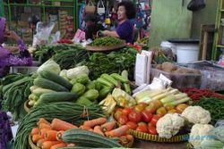 HARGA KEBUTUHAN POKOK : Harga Sayuran Mulai Turun