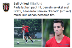 MASA DEPAN PEMAIN : Gagal di Persija, Pemain Asal Brasil Ini Coba Peruntungan di Bali United