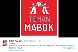 TRENDING SOSMED : Sindir Ahok, Roy Suryo Unggah Meme “Teman Mabok”