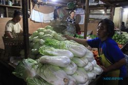 KEBUTUHAN POKOK SOLO : Harga Sayuran di Solo Anjlok, Ini Alasannya