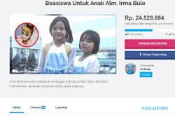 PENDANGDUT TEWAS DIGIGIT ULAR : Netizen Galang Dana Rp50 Juta untuk Anak Irma Bule