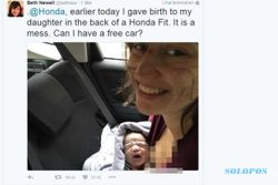 KISAH UNIK: Dipakai Melahirkan, Ibu Ini Minta Mobil Baru ke Honda