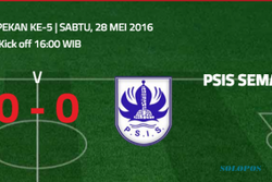 ISC B 2016 : PSIR VS PSIS : Babak Pertama, Mahesa Jenar Unggul 1-2