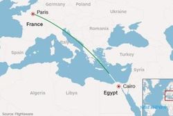 PESAWAT HILANG : Egyptair MS804 Diduga Hilang di Atas Laut Mediterania