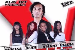 THE VOICE INDONESIA RCTI : Lagi, Aline dari Team Kaka Curi Perhatian Coach