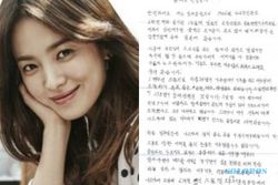 K-POP : Tolak Iklan Mitsubishi, Song Hye Kyo Dapat Surat Nenek 88 Tahun