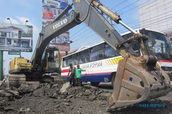 PERBAIKAN INFRASTRUKTUR : Perbaikan Jalan di Gembongan Selesai Awal Bulan Puasa