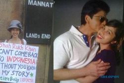 BOLLYWOOD : Nekat ke India, Wanita Indonesia Ini Akhirnya Dicium Shahrukh Khan!