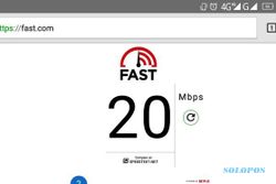 AKSES INTERNET : Netflix Hadirkan Fast.com Ukur Kecepatan Internet