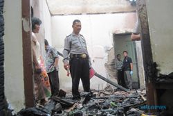 KEBAKARAN KLATEN : Rumah Dinas Pendeta di Manisrenggo Terbakar