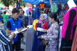 PKL SOLO : Pedagang Sunday Market Tak Lagi Ditarik Uang Kebersihan