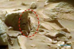MISTERI PLANET MARS : Penampakan Sosok Makhluk Kerdil Mirip Manusia di Mars, Alien?