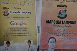 TRENDING SOSMED : Heboh Ucapan Selamat Mapolda Lampung Dapat Penghargaan Dunia dari Google