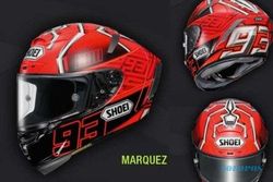 AKSESORI MOTOR : Intip Hebatnya Helm Shoei Marc Marquez di Motogp