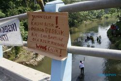 PENCEMARAN LINGKUNGAN : Kualitas Air Sungai Winongo Memburuk