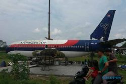 PENDIDIKAN SLEMAN : Eks Sriwijaya Air Parkir di Selokan Mataram, Ada Apa?