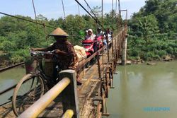 INFRASTRUKTUR BANTUL : Tak Berwenang, DPU Kesulitan Perbaiki Jembatan Nambangan