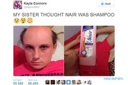 KISAH UNIK: Gadis Ini Keliru Keramas Pakai Perontok Rambut, Begini Jadinya