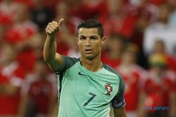 PORTUGAL VS WALES : Ronaldo Samai Rekor Platini