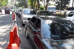 INFO MUDIK 2016 : Jl.Pandanaran Macet, Rata-rata 80 Kendaraan/Menit Masuk Boyolali