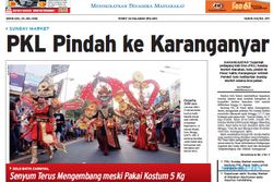 SOLOPOS HARI INI : PKL Sunday Market Pindah ke Karanganyar