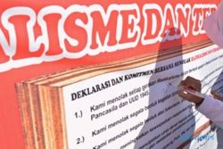 FOTO PENANGGULANGAN TERORISME : Begini Cara Semarang Tolak Radikalisme...