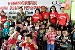 HARI ANAK NASIONAL : Karyawan Coca Cola Rayakan HAN 2016 Bersama Anak TK dan PAUD