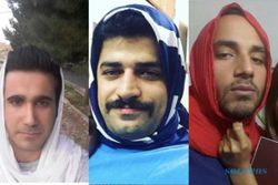 KISAH UNIK: Pria Iran Ramai-Ramai Berjilbab Dukung Kebebasan Wanita