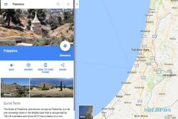Inilah Kronologi Google Maps Hapus "Palestina" dari Peta Dunia