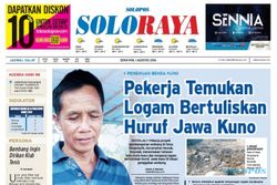 SOLOPOS HARI INI : Soloraya Hari Ini: Pekerja Temukan Logam Bertuliskan Huruf Jawa Kuno