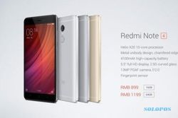 SMARTPHONE TERBARU : Harga Xiaomi Redmi Note 4 Sekitar Rp1 Jutaan