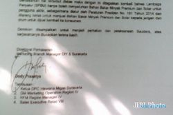 BAHAN BAKAR MINYAK : SPBU di Soloraya Mulai Larang Pembelian Premium Gunakan Jeriken