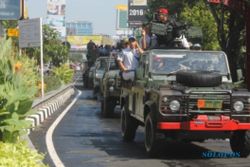 FOTO ALUTSISTA TNI : Kendaraan Tempur TNI Masuk Semarang