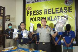 NARKOBA KLATEN : Polisi Bongkar Jaringan Narkoba Kelompok Napi LP Klaten dan Sragen