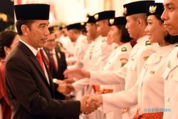 HUT KEMERDEKAAN RI : Presiden Jokowi Kukuhkan 67 Paskibra