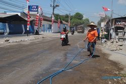 INFRASTRUKTUR BOYOLALI : Debu Proyek Jalan Ganggu Kenyamanan Warga