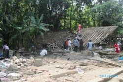 ANGIN KENCANG GUNUNGKIDUL : BPPD Gunungkidul Usulkan Bantuan Perbaikan Rumah