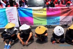 TAX AMNESTY : Tolak Pengampunan Pajak, Buruh Semarang Demo