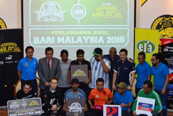 TIMNAS INDONESIA VS TIMNAS MALAYSIA :  Timnas Malaysia Gunakan Logo Baru di Manahan