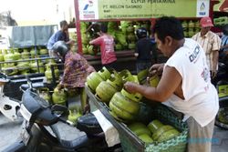 Pengecer Gas Melon di Solo: Dulu 20 Tabung Sepekan, Sekarang 8 Unit