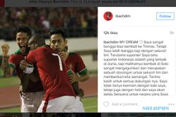 Irfan Bachdim Bangga Lihat Suporter yang Padati Manahan