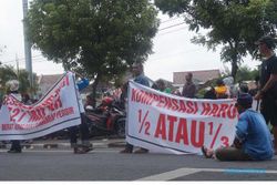 BANDARA KULONPROGO : Penggarap Pakualaman Grond Demo Pertanyakan Kompensasi