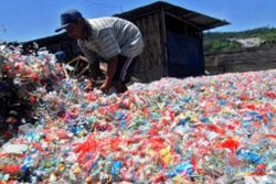 Foto Sampah Plastik Daur Ulang di Pabelan