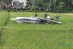 PESAWAT JATUH : Pesawat Viper Jatuh di Cilacap, Pilot dan Penumpang Luka-Luka