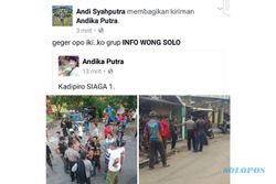 TURN BACK HOAX : Postingan Facebook Kadipiro Siaga I Hoax! Ini Penjelasan Kapolsek Banjarsari Solo