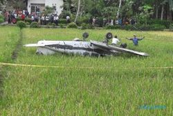 KECELAKAAN PESAWAT : KNKT Terjunkan 3 Personel Selidiki Jatuhnya Pesawat di Cilacap