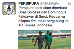 ISC A 2016 : PERSERU VS PERSIPURA : Derby Papua Tanpa Lima Pemain Pilar Persipura