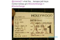 Waduh! Tiket Bioskop Doctor Strange Salah Ketik Ini Bikin Pikiran Ngeres