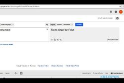 Google Translate Juga Artikan Sungai Bersih Karena Foke Jadi Ahok
