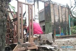 KEBAKARAN KLATEN : Korsleting Membuat Toko Plastik di Jalan Jogja-Solo Ludes Terbakar
